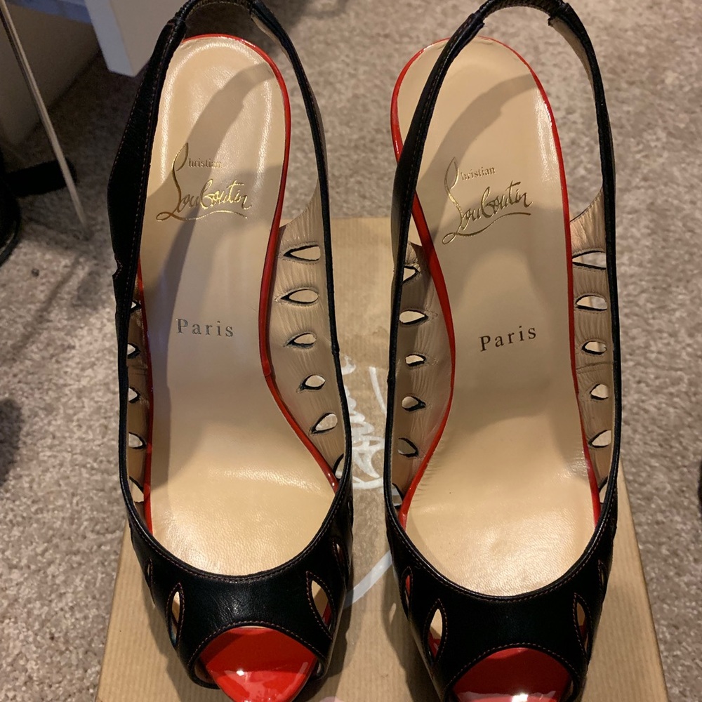 Christian Louboutin Sling back pumps